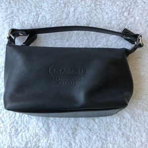 Coach Vintage black leather mini bag